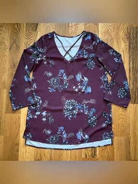Floral long sleeve dress